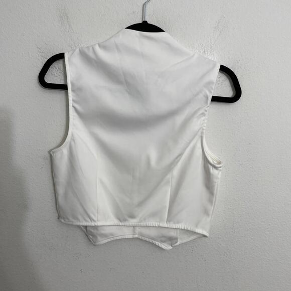 superdown Frasier Top in White Sleeveless M NWT $58 - Picture 6 of 7